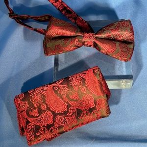 Paisley Bow Tie & Pocket Square